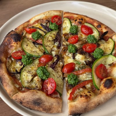 Charred Veggie & Pesto